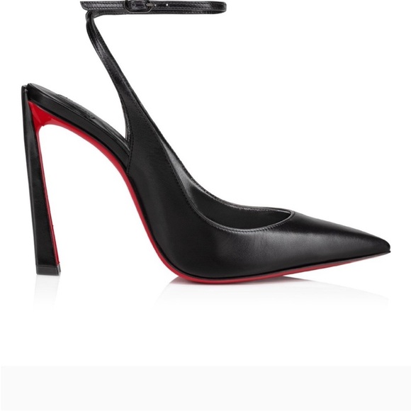 Christian Louboutin black “Condora Strap 100mm” heels 36.5 - Picture 3 of 11